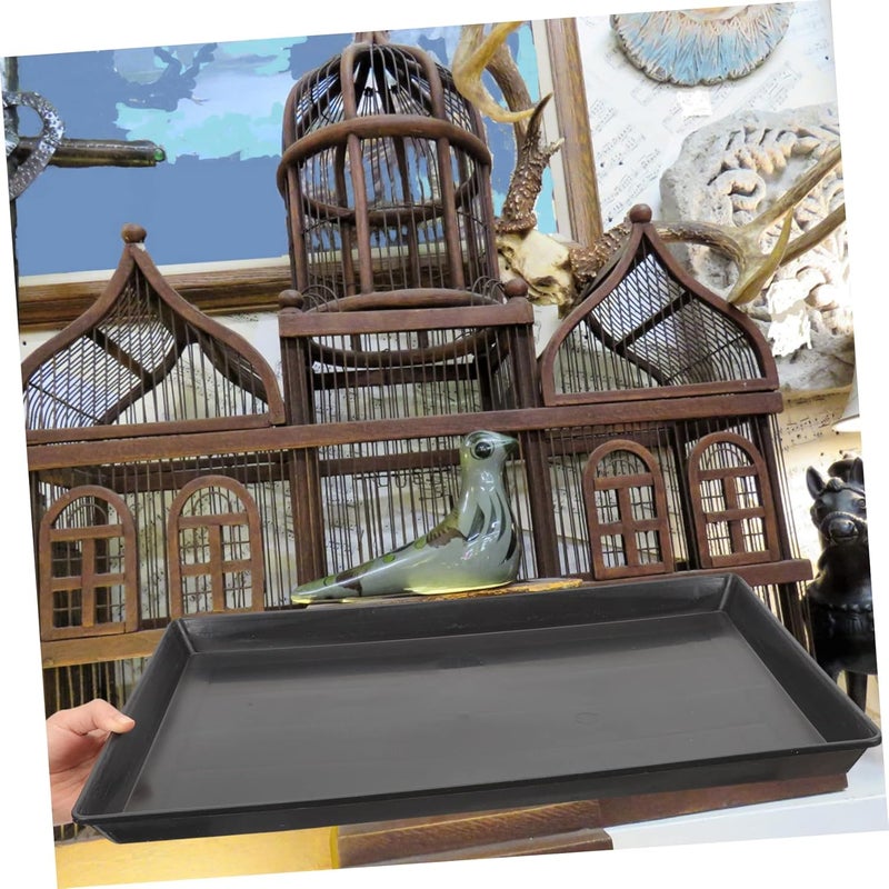 DOITOOL 2pcs Leakproof Dog Crate Tray Replacement Bird Cage Bottom Tray Easy to Clean for Small Dogs Parrots and Bunnies Stain - Image 5